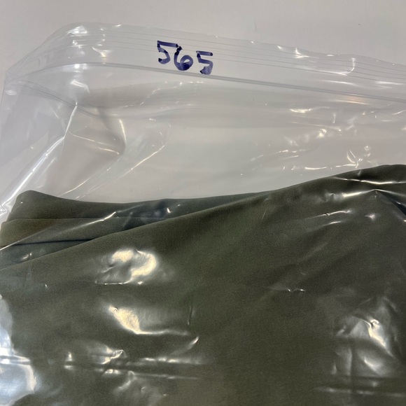 ✨Atica Medium Paperbag Waist Knot Front Pants Olive Green Women's Pants - Picture 12 of 12